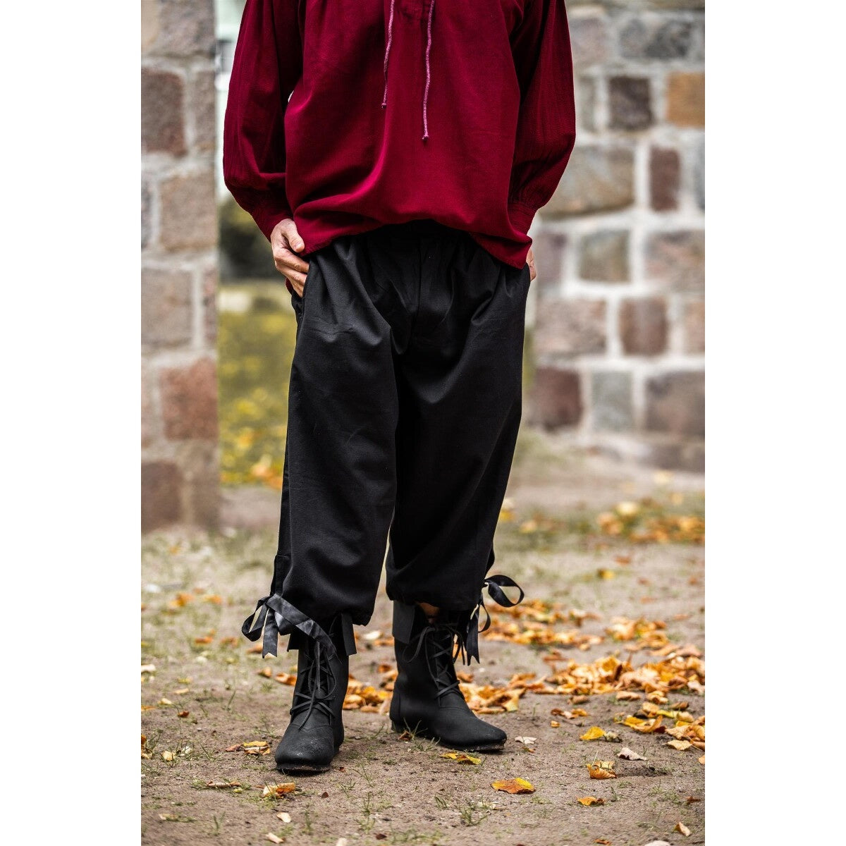 Produktbild Mittelalter Kniebundhose Vincent schwarz