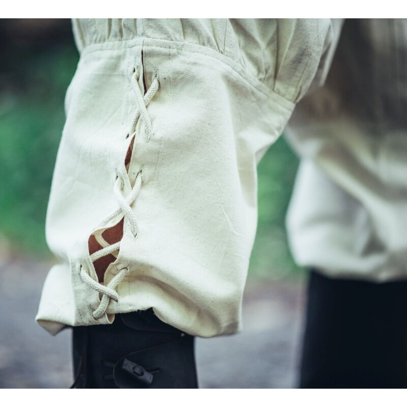 Produktbild Mittelalter Hose Magnus mit Beinschnürung beige