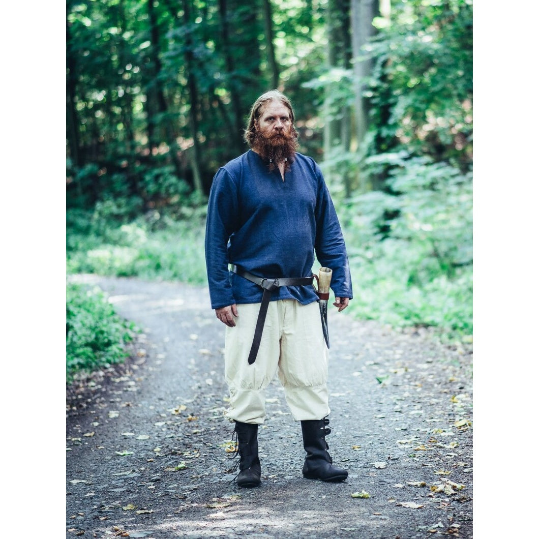 Produktbild Mittelalter Hose Magnus mit Beinschnürung beige