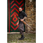 Produktbild Mittelalter Kniebundhose Laurence mit Unterbeinschnürung braun