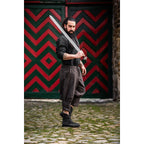 Produktbild Mittelalter Kniebundhose Laurence mit Unterbeinschnürung braun