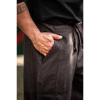 Produktbild Mittelalter Kniebundhose Laurence mit Unterbeinschnürung braun
