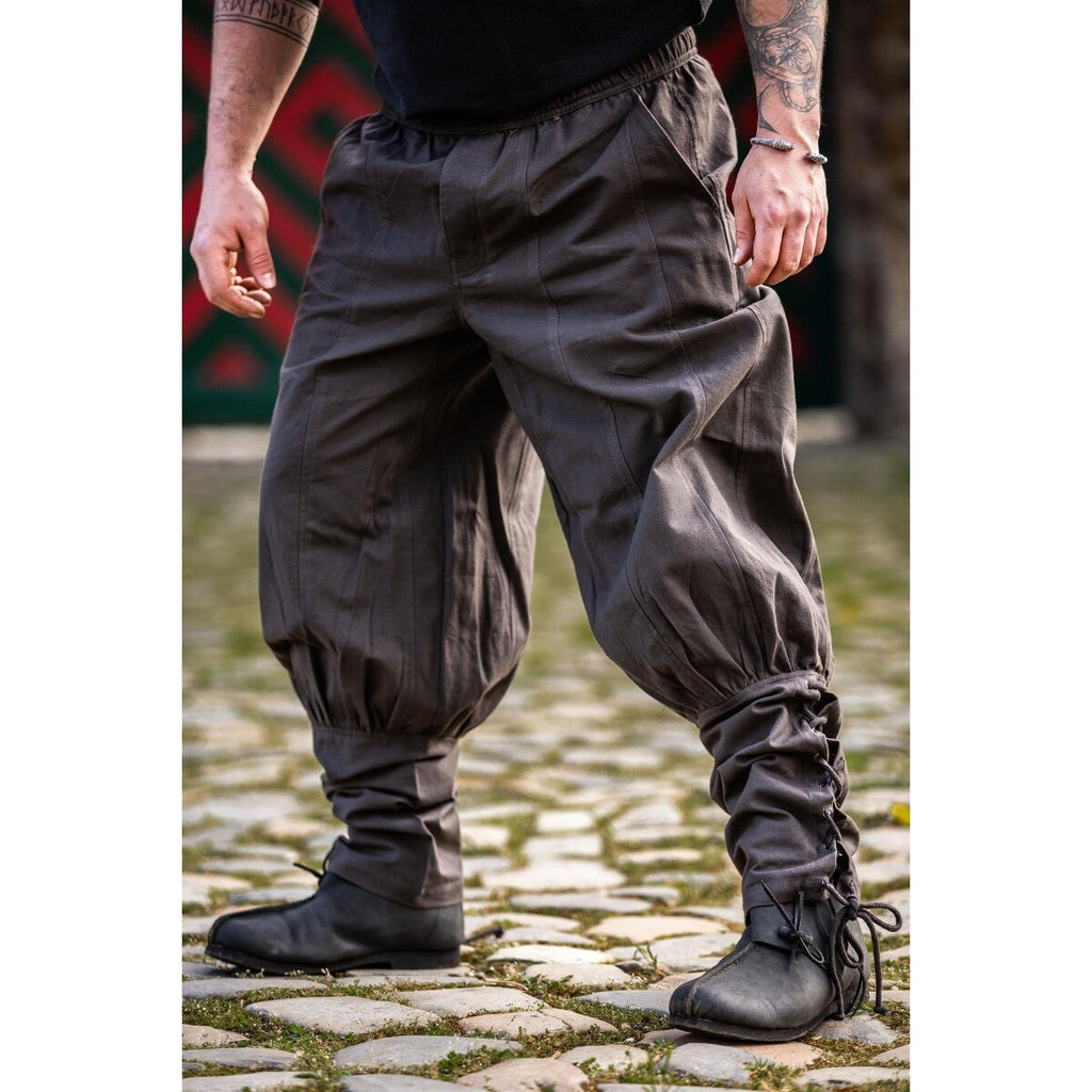 Produktbild Mittelalter Hose Tiago mit Beinschnürung braun