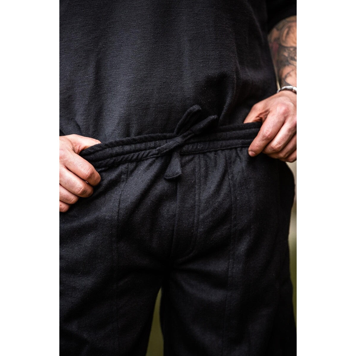Produktbild Mittelalter Wollhose Jorgen schwarz