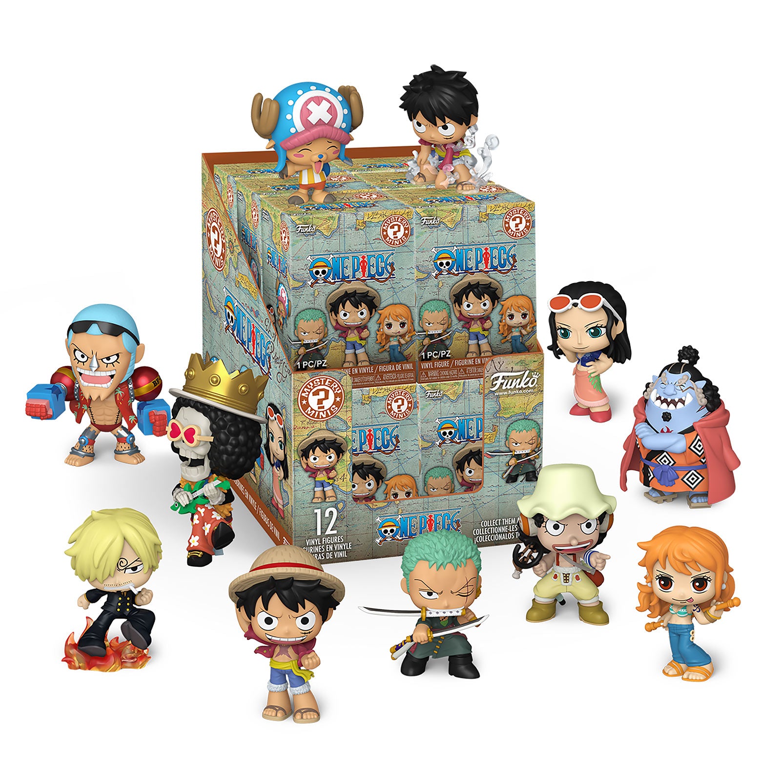Produktbild One Piece - Mystery Minis Funko Pop Figuren Display E1093593