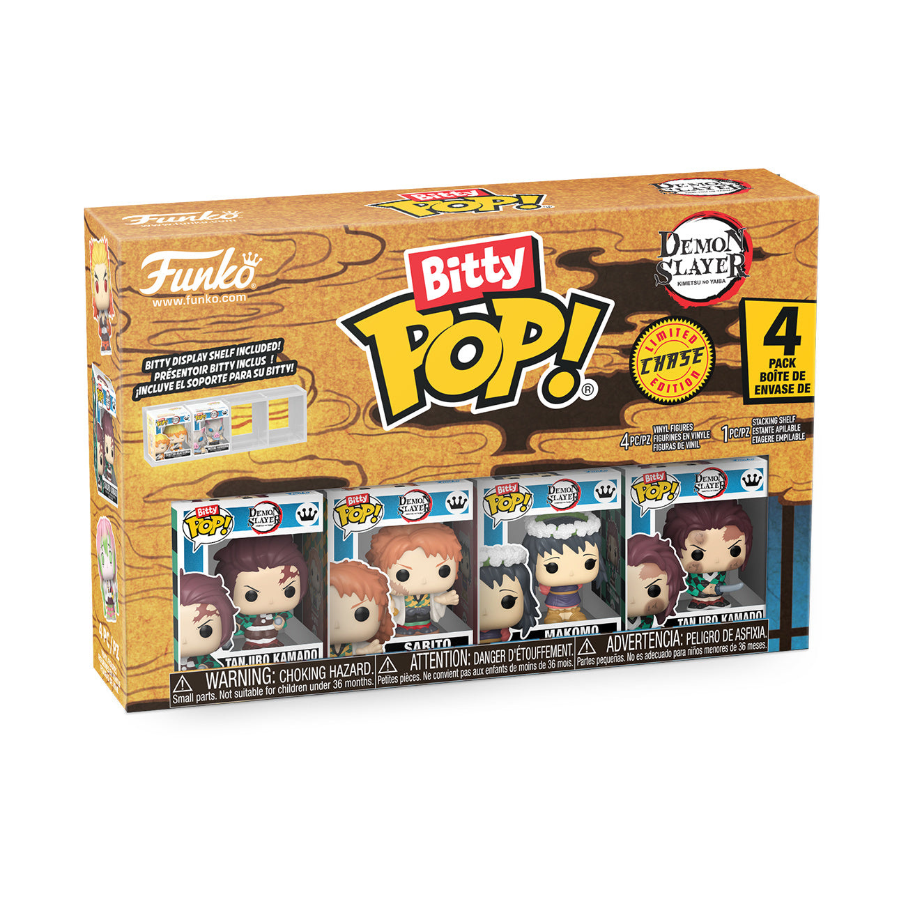 Produktbild Demon Slayer - Funko Bitty Pop 4er Figuren Set Serie 4