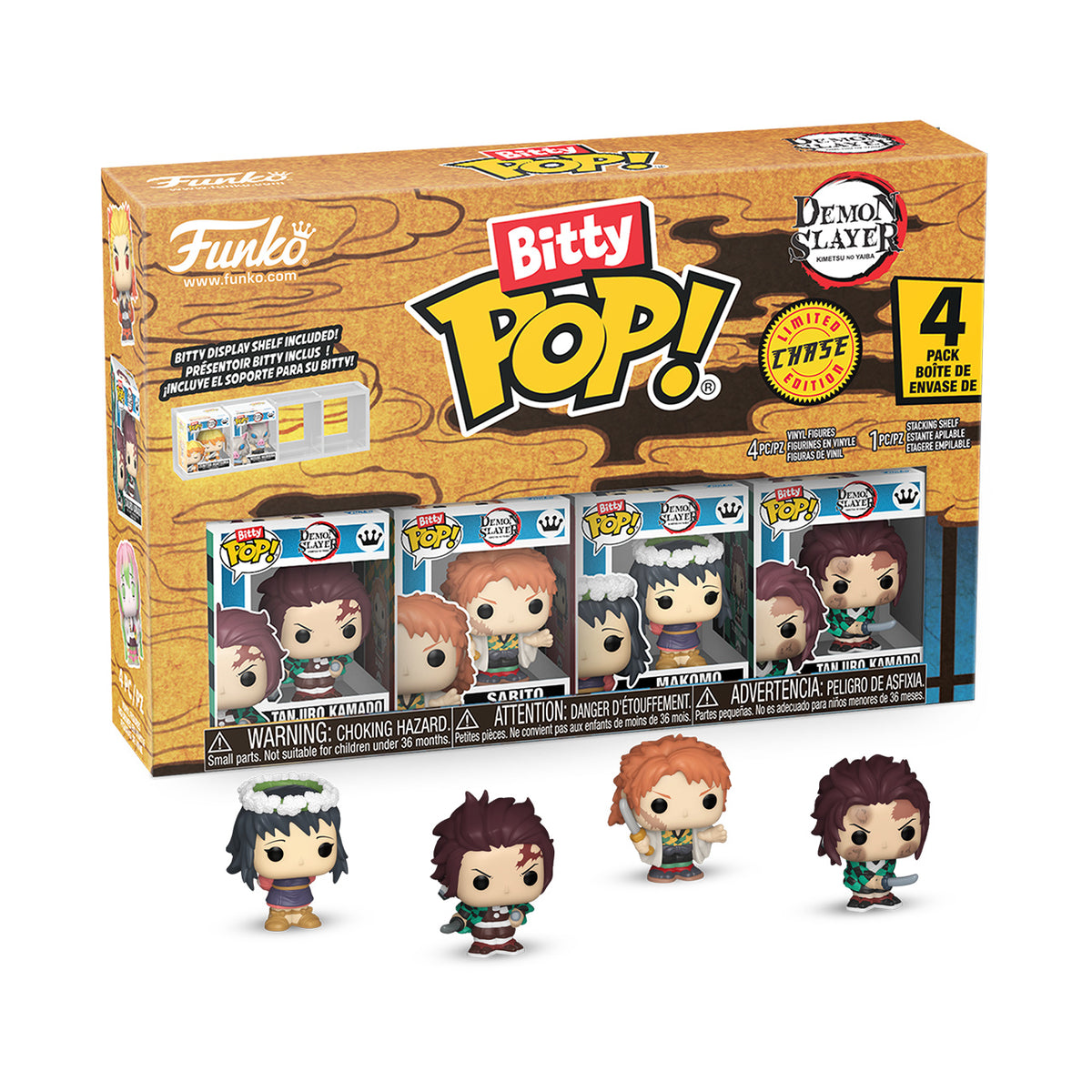 Produktbild Demon Slayer - Funko Bitty Pop 4er Figuren Set Serie 4