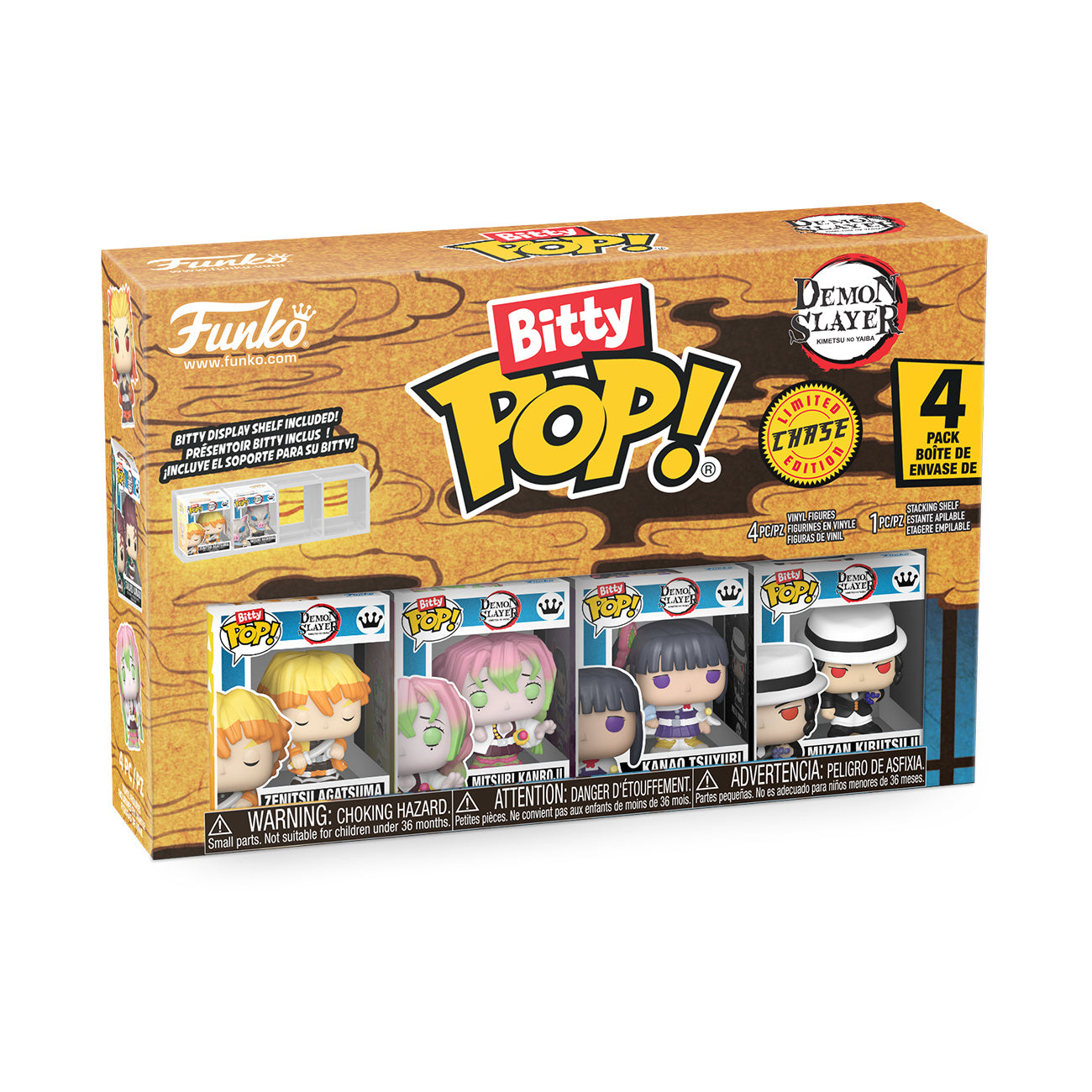 Produktbild Demon Slayer - Funko Bitty Pop 4er Figuren Set Serie 1
