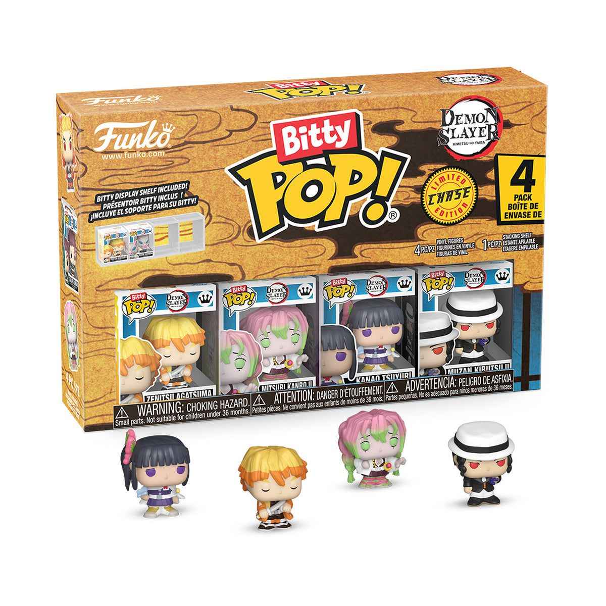 Produktbild Demon Slayer - Funko Bitty Pop 4er Figuren Set Serie 1