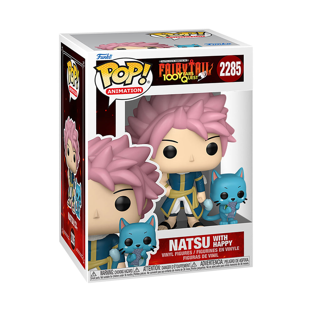 Produktbild Fairy Tail - Natsu mit Happy Funko Pop Figur