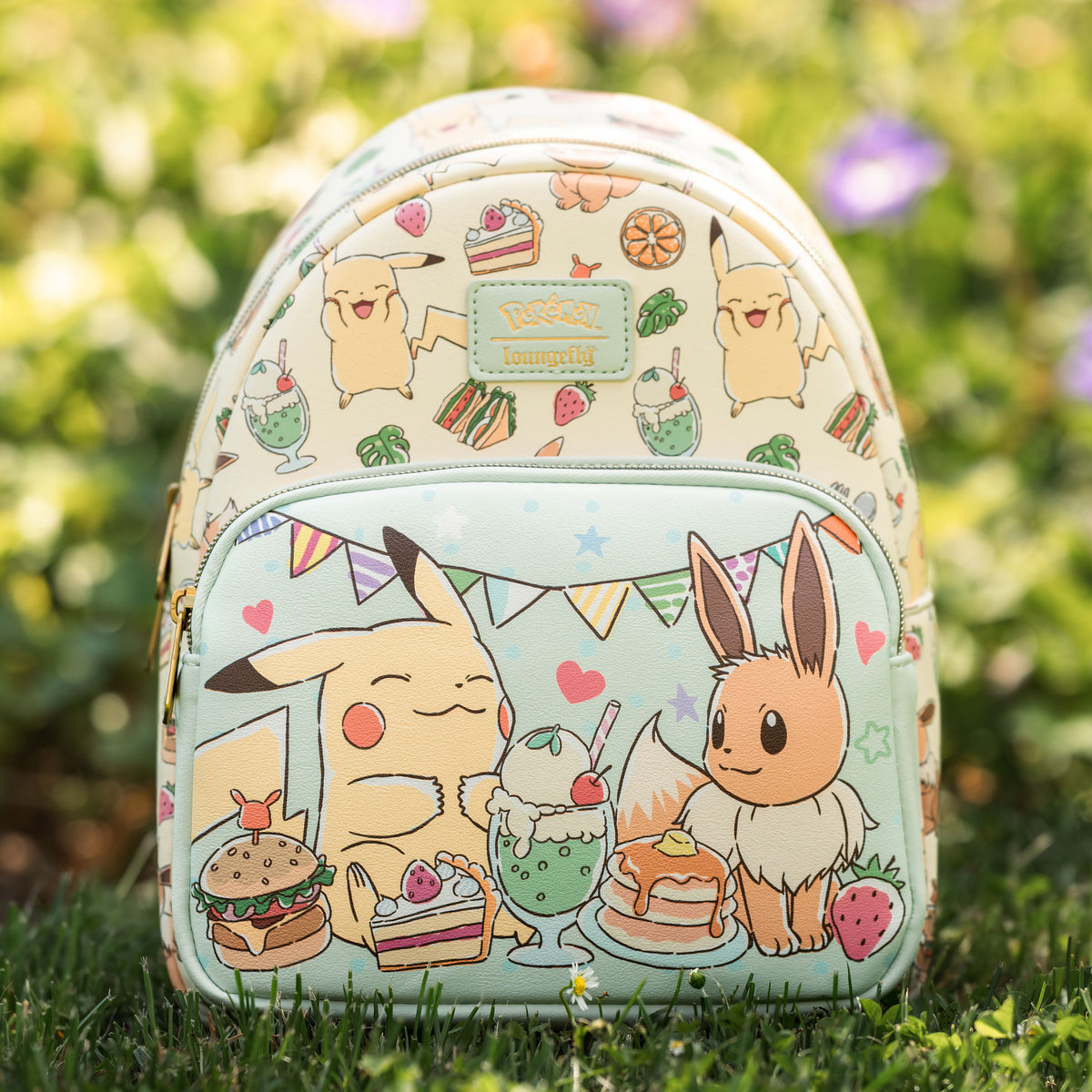 Produktbild Pokemon - Pikachu und Evoli Food Collection Mini Rucksack