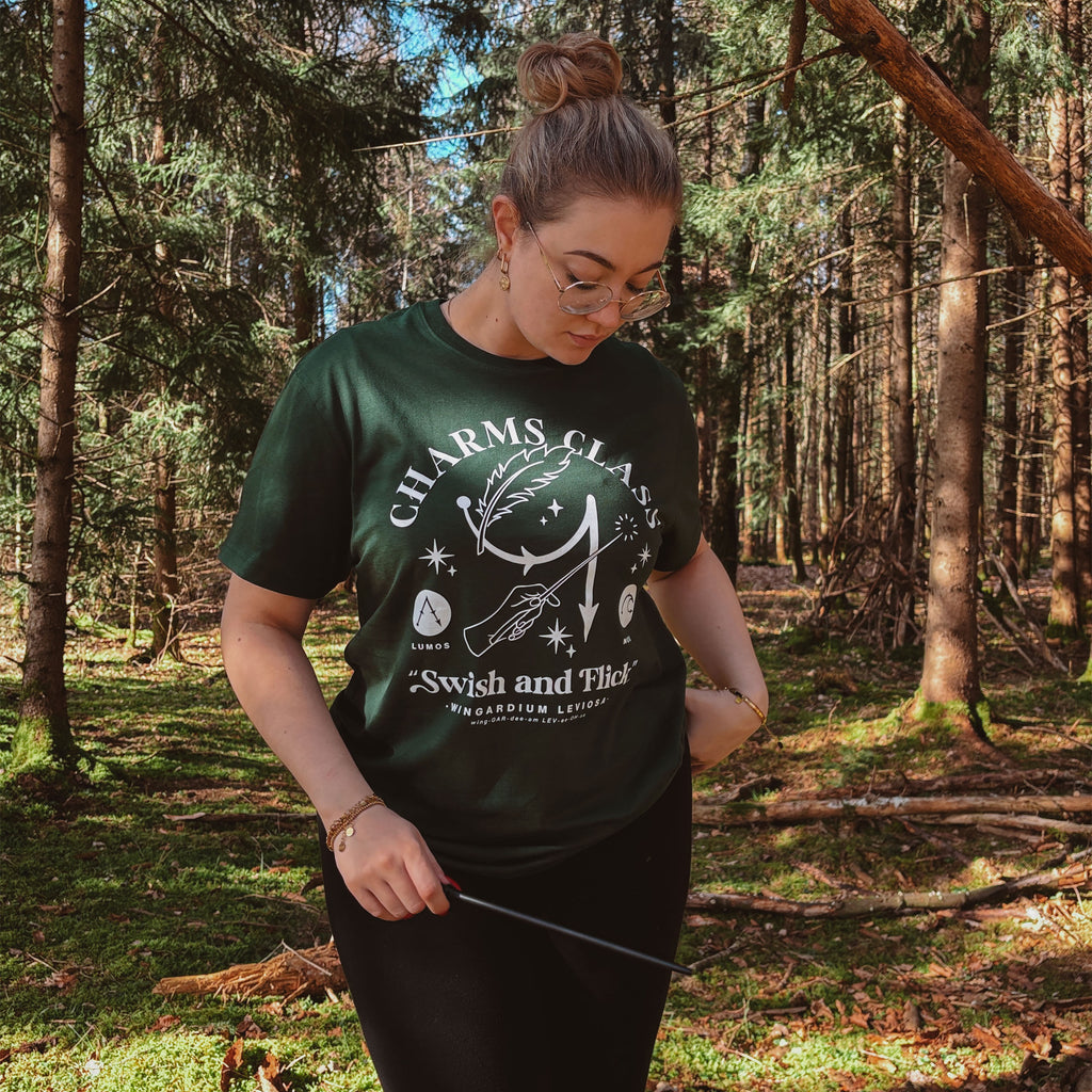 Produktbild Zauberkunst Hogwarts T-Shirt grün - Harry Potter