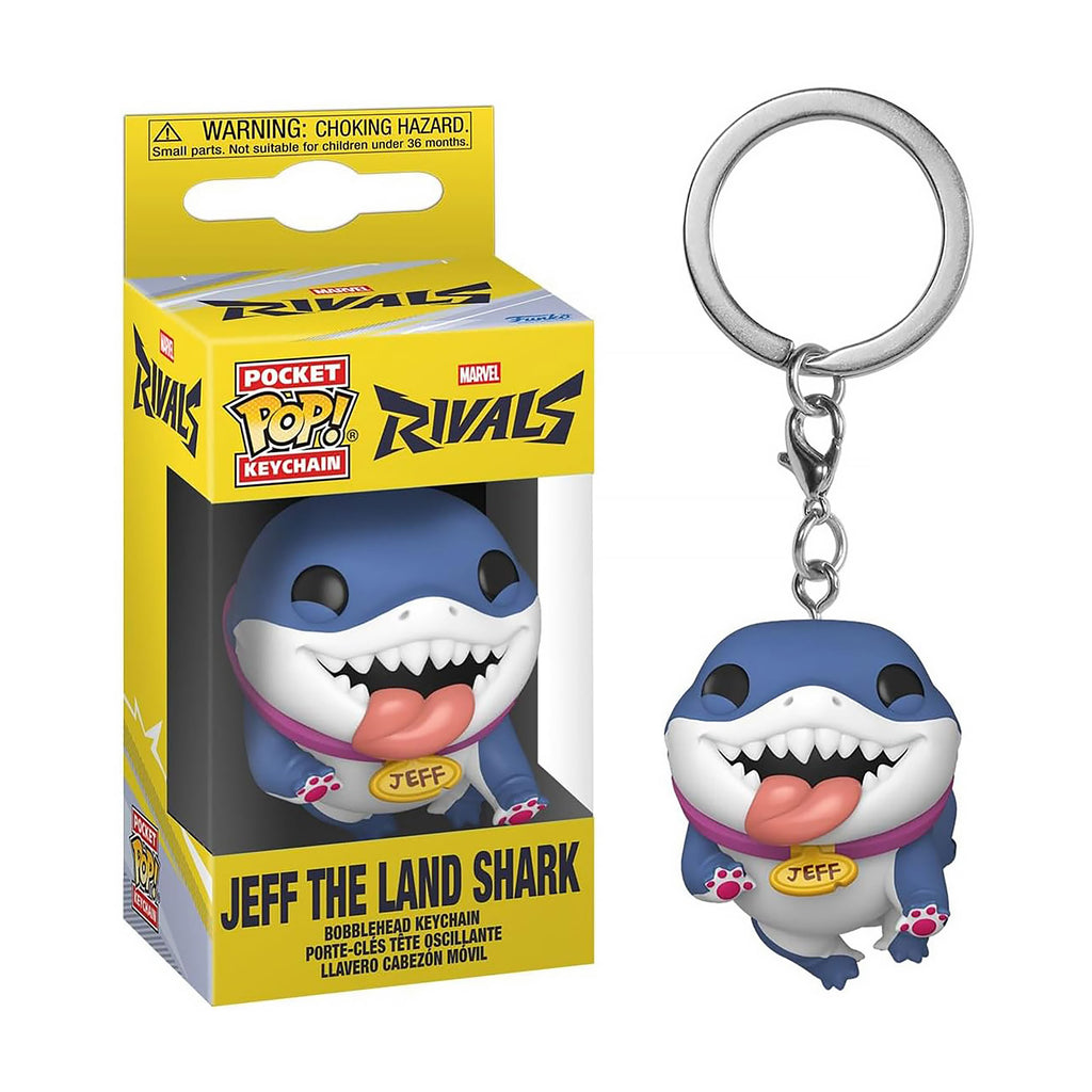 Produktbild Marvel Rivals - Jeff der Landhai Funko Pop Schlüsselanhänger