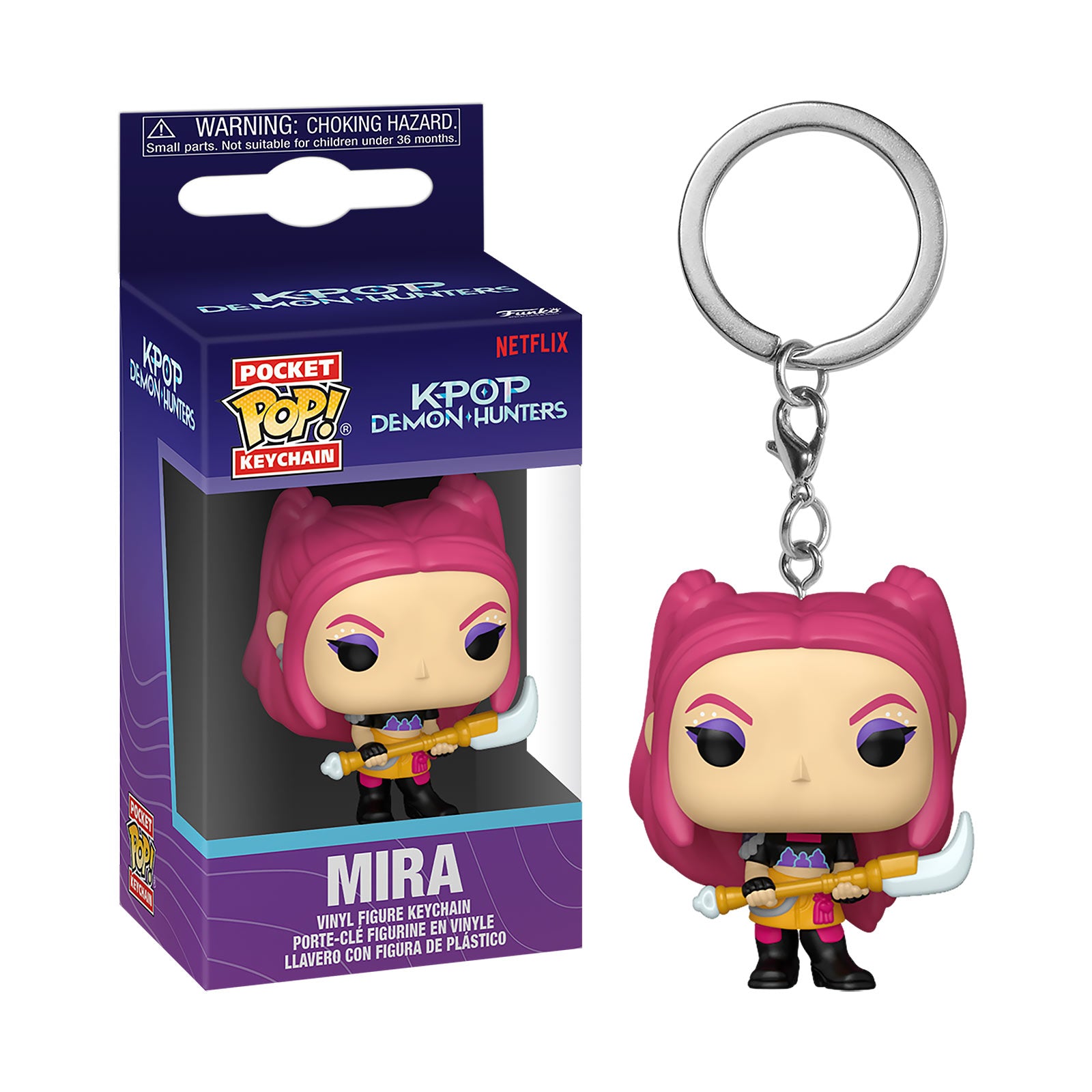 Produktbild KPop Demon Hunters - Mira Funko Pop Schlüsselanhänger