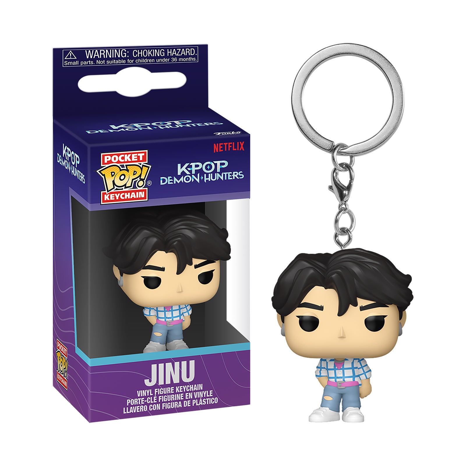 Produktbild KPop Demon Hunters - Jinu Funko Pop Schlüsselanhänger