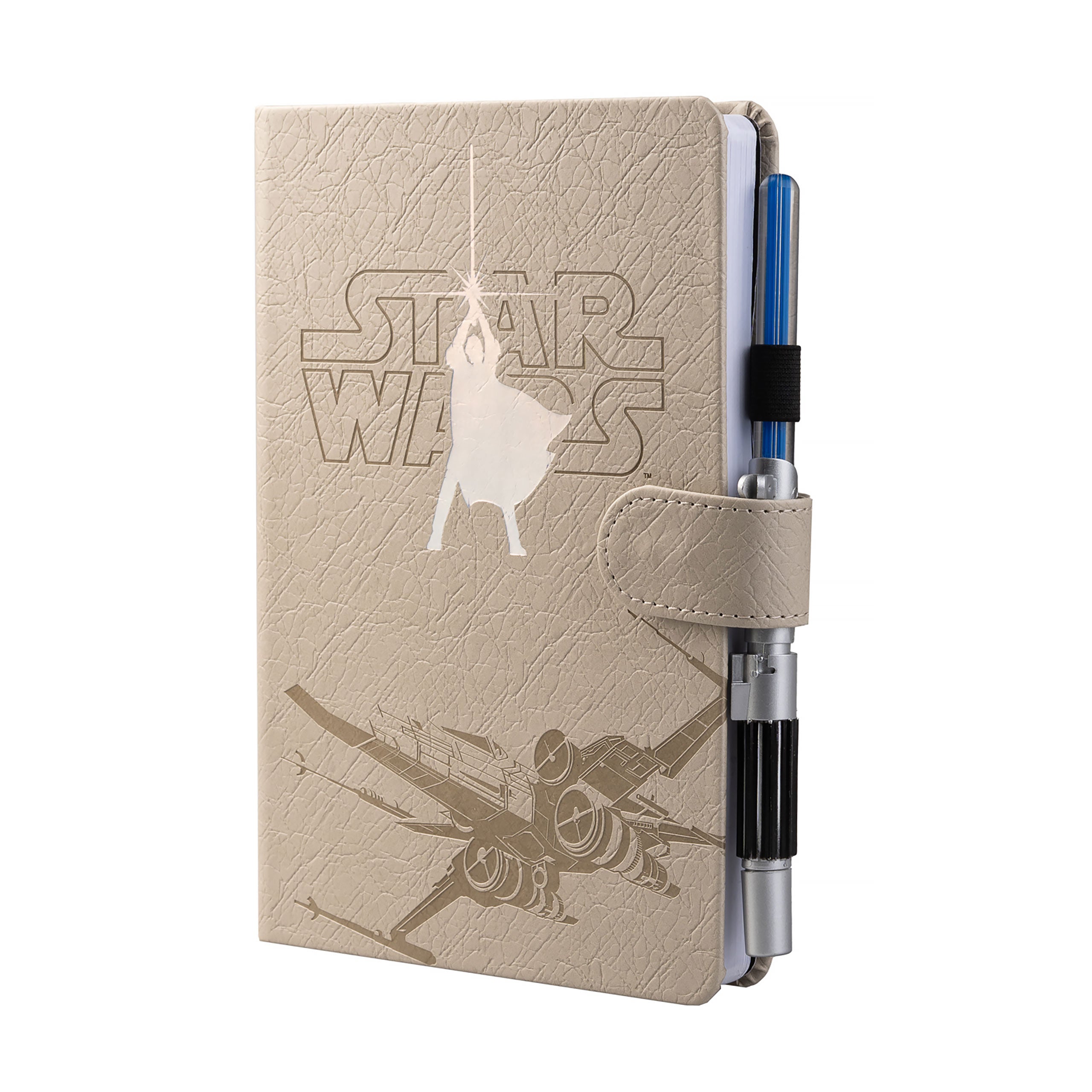 Produktbild Star Wars - Luke Skywalker Notizbuch mit Lichtschwert Stift