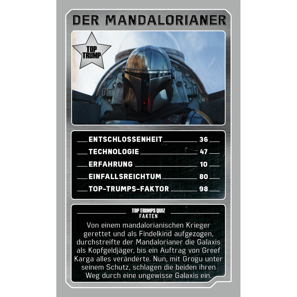 Produktbild Grogu und Mandalorian Spielkarten - Star Wars The Mandalorian