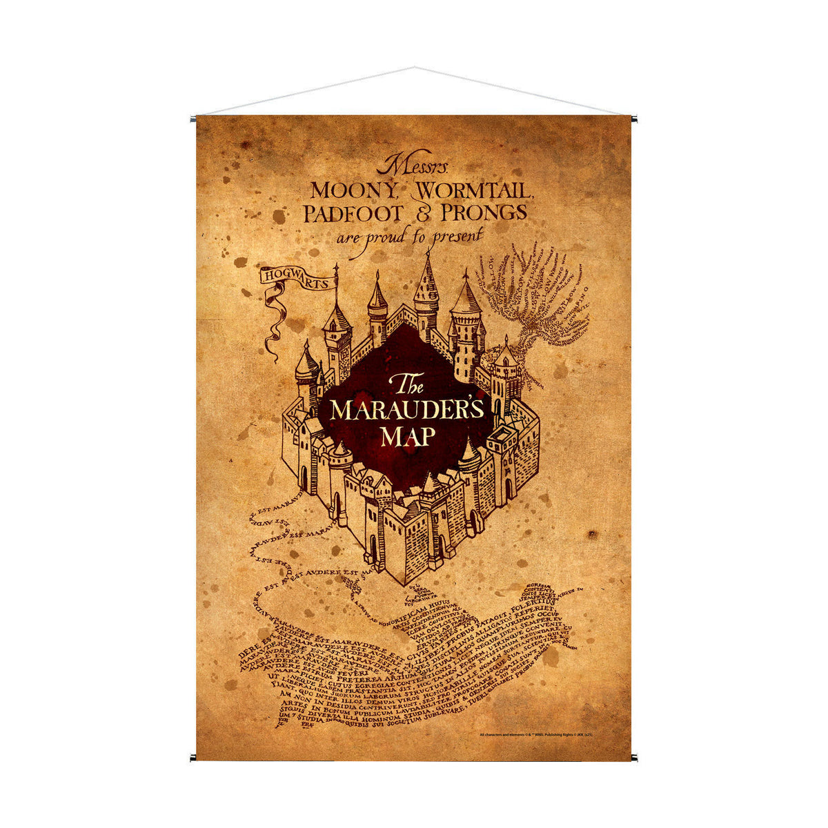 Produktbild Harry Potter - Karte des Rumtreibers Wall Scroll