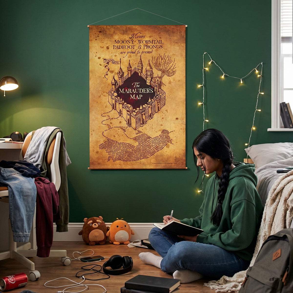Produktbild Harry Potter - Karte des Rumtreibers Wall Scroll