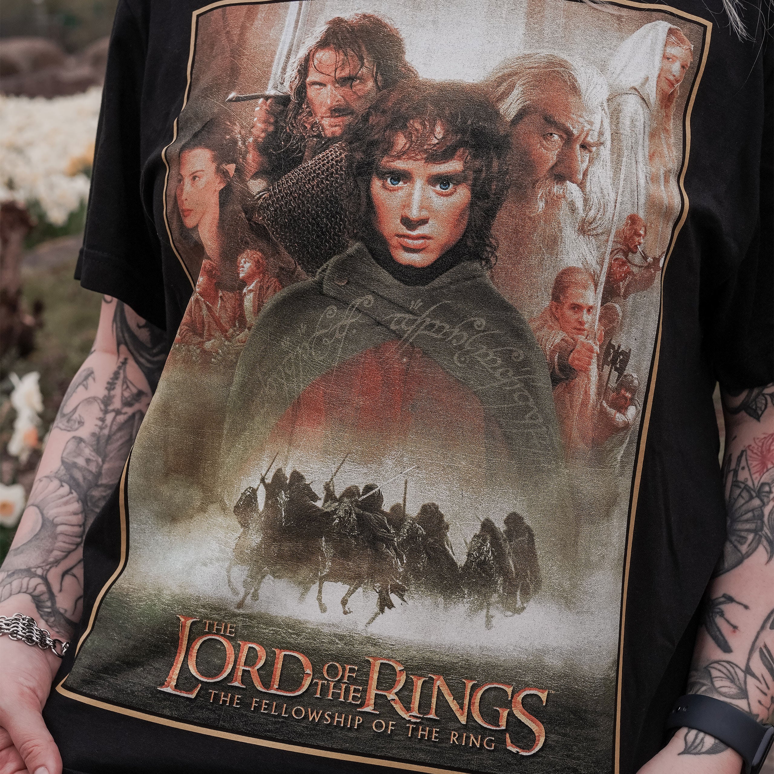 Produktbild Die Gefährten Poster T-Shirt - Der Herr der Ringe