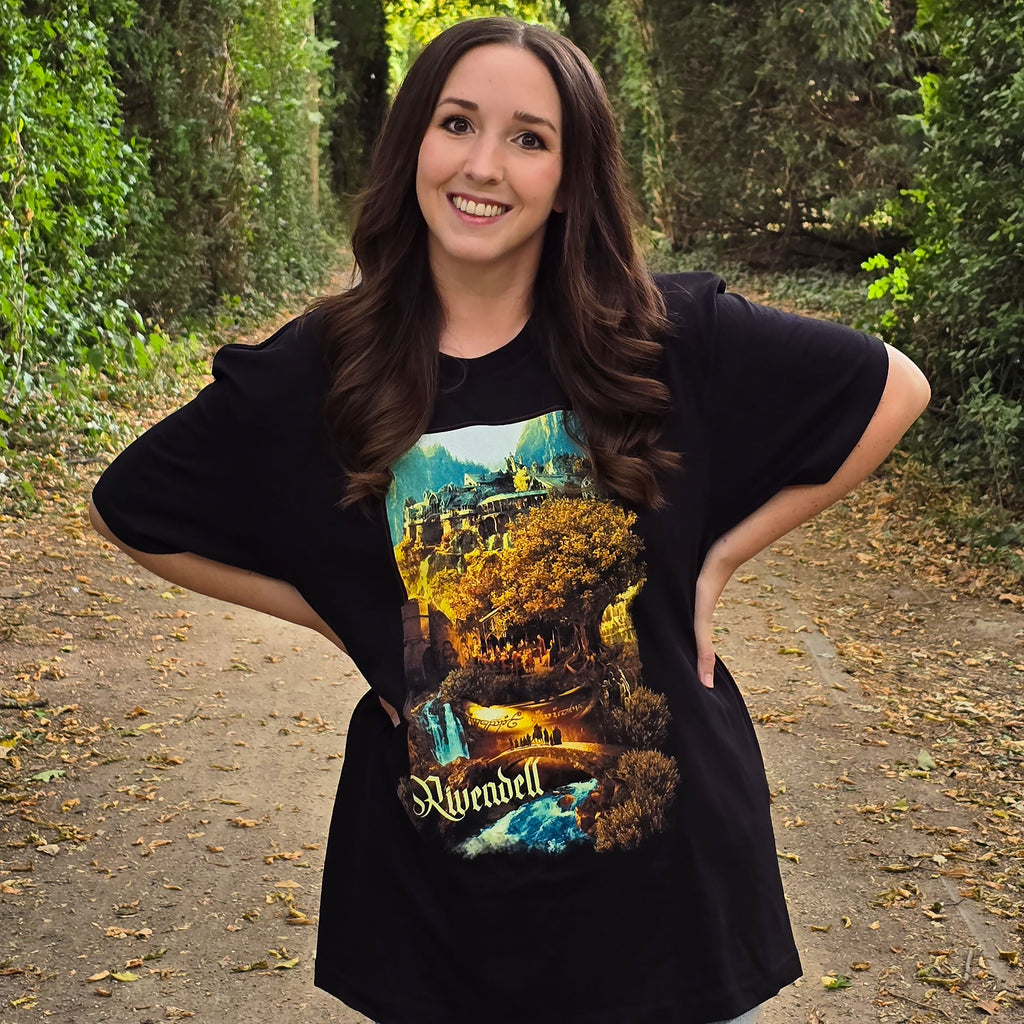 Produktbild Bruchtal T-Shirt schwarz - Der Herr der Ringe
