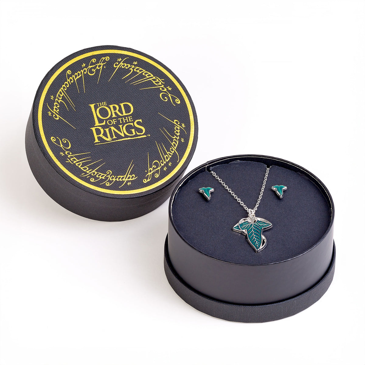 Produktbild Der Herr der Ringe - Blattbrosche Schmuckset in Geschenkbox