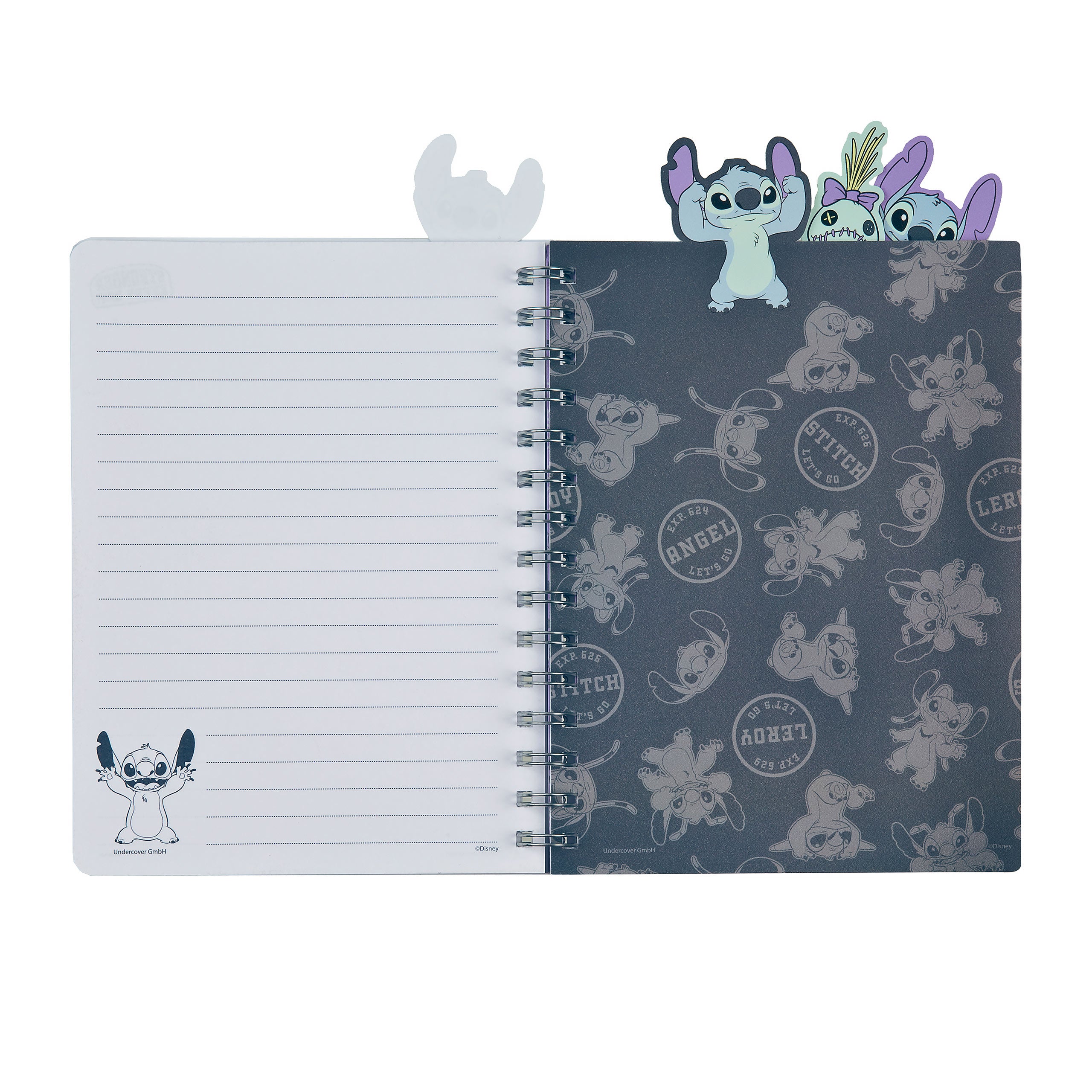 Produktbild Stitch Spiralnotizblock A5 - Lilo & Stitch