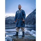 Produktbild Mittelalter Wikinger Tunika Snorri graublau