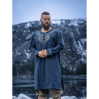 Produktbild Mittelalter Wikinger Tunika Snorri graublau