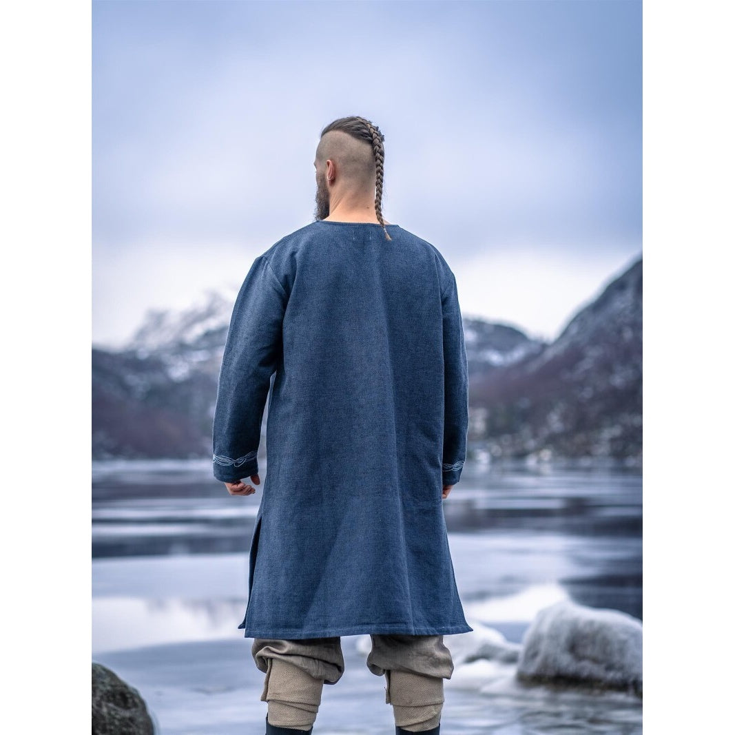 Produktbild Mittelalter Wikinger Tunika Snorri graublau