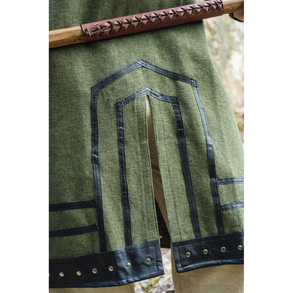 Produktbild Mittelalter Wikinger Tunika Rollo Kurzarm grün