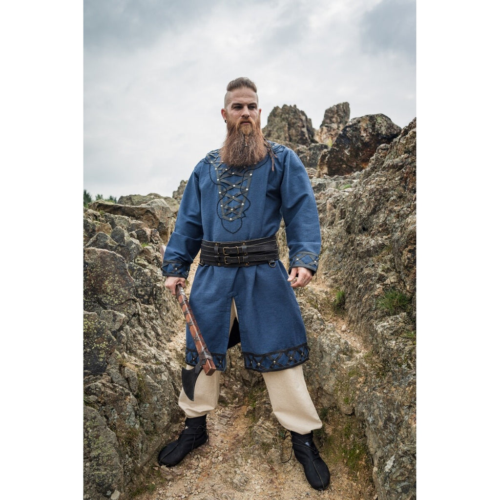 Produktbild Mittelalter Wikinger Tunika Erik dunkelblau