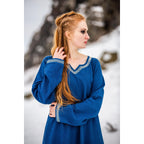 Produktbild Mittelalter Wikinger Kleid Brigida blau