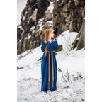 Produktbild Mittelalter Wikinger Kleid Brigida blau