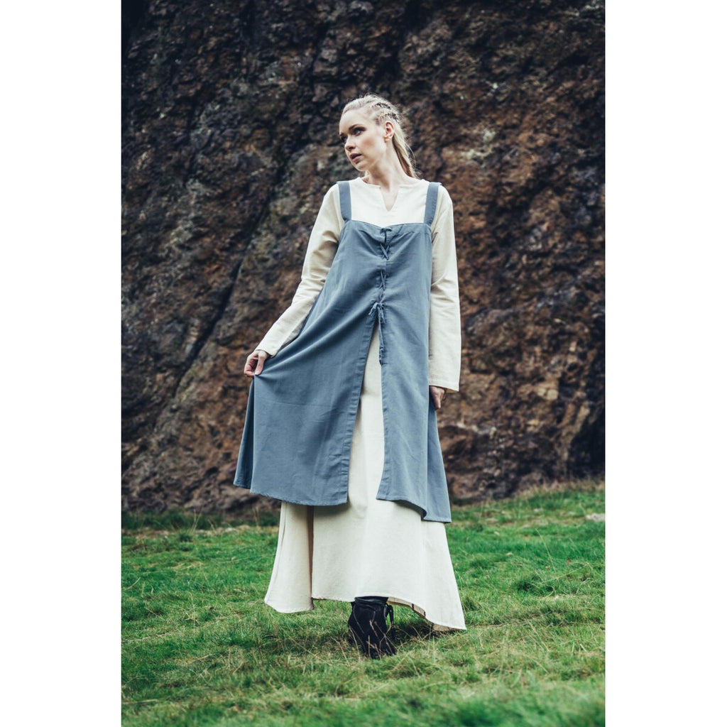 Produktbild Mittelalter Wikinger Überkleid Inka taubenblau