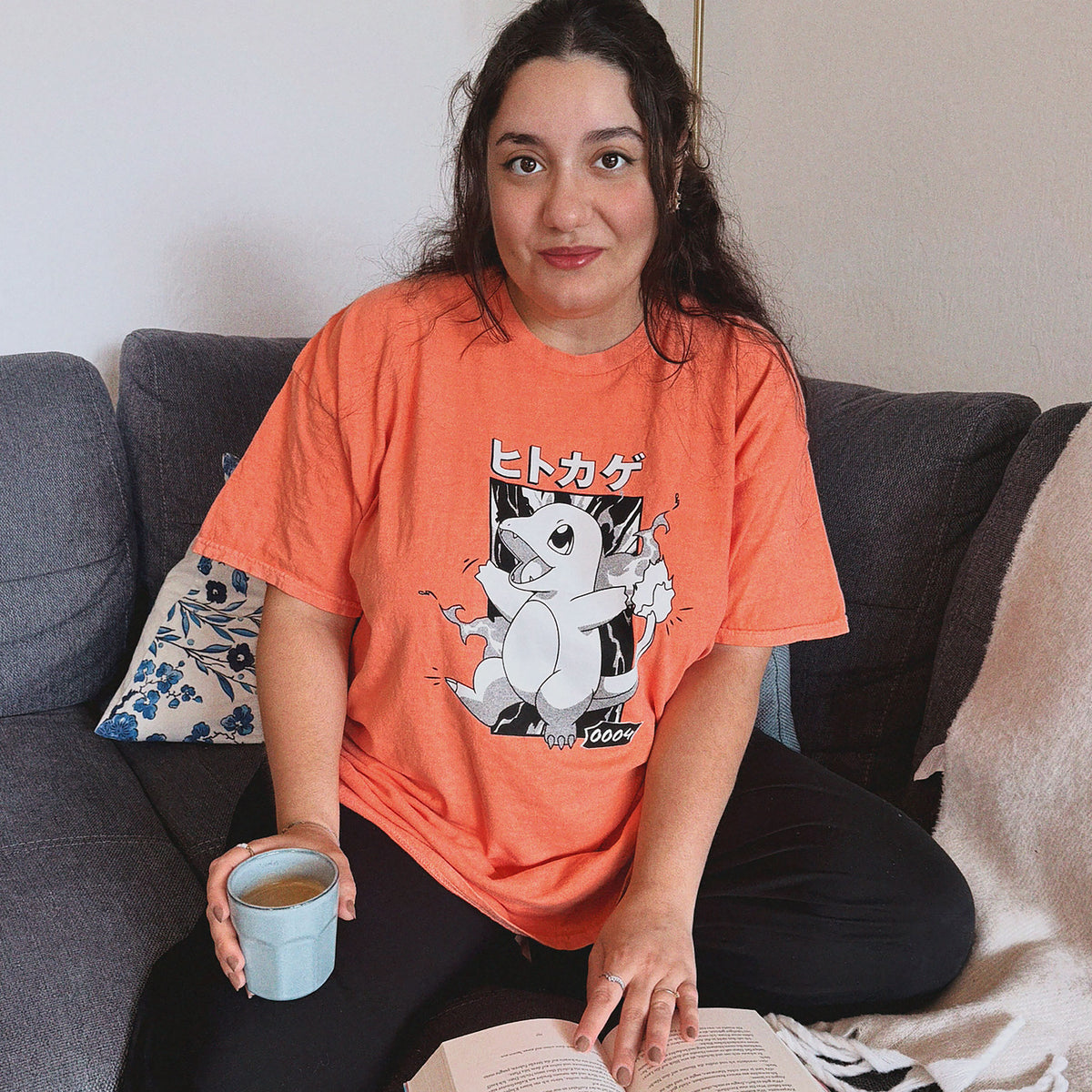Produktbild Pokemon - Glumanda Katakana Vintage T-Shirt