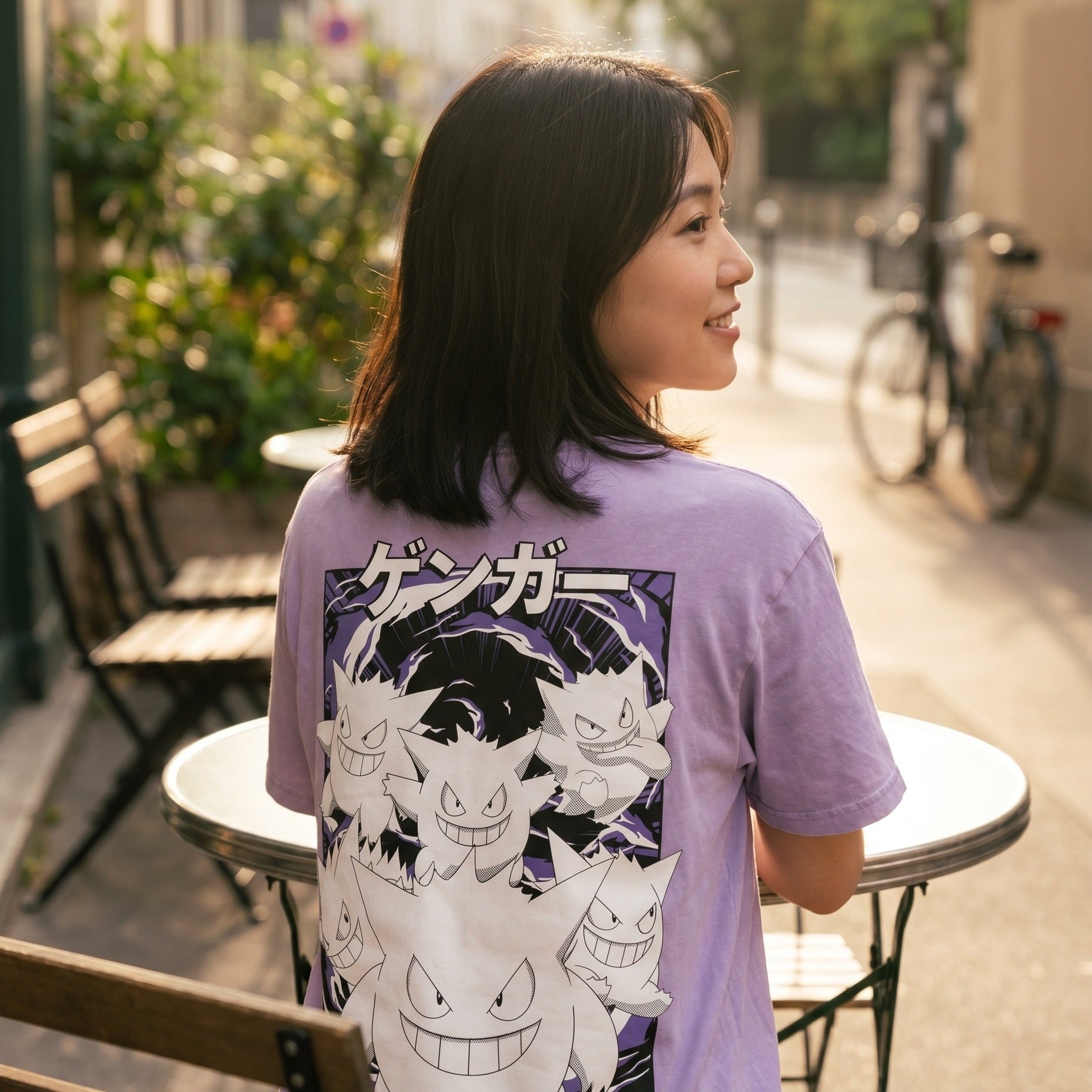 Produktbild Pokemon - Gengar Katakana Vintage T-Shirt