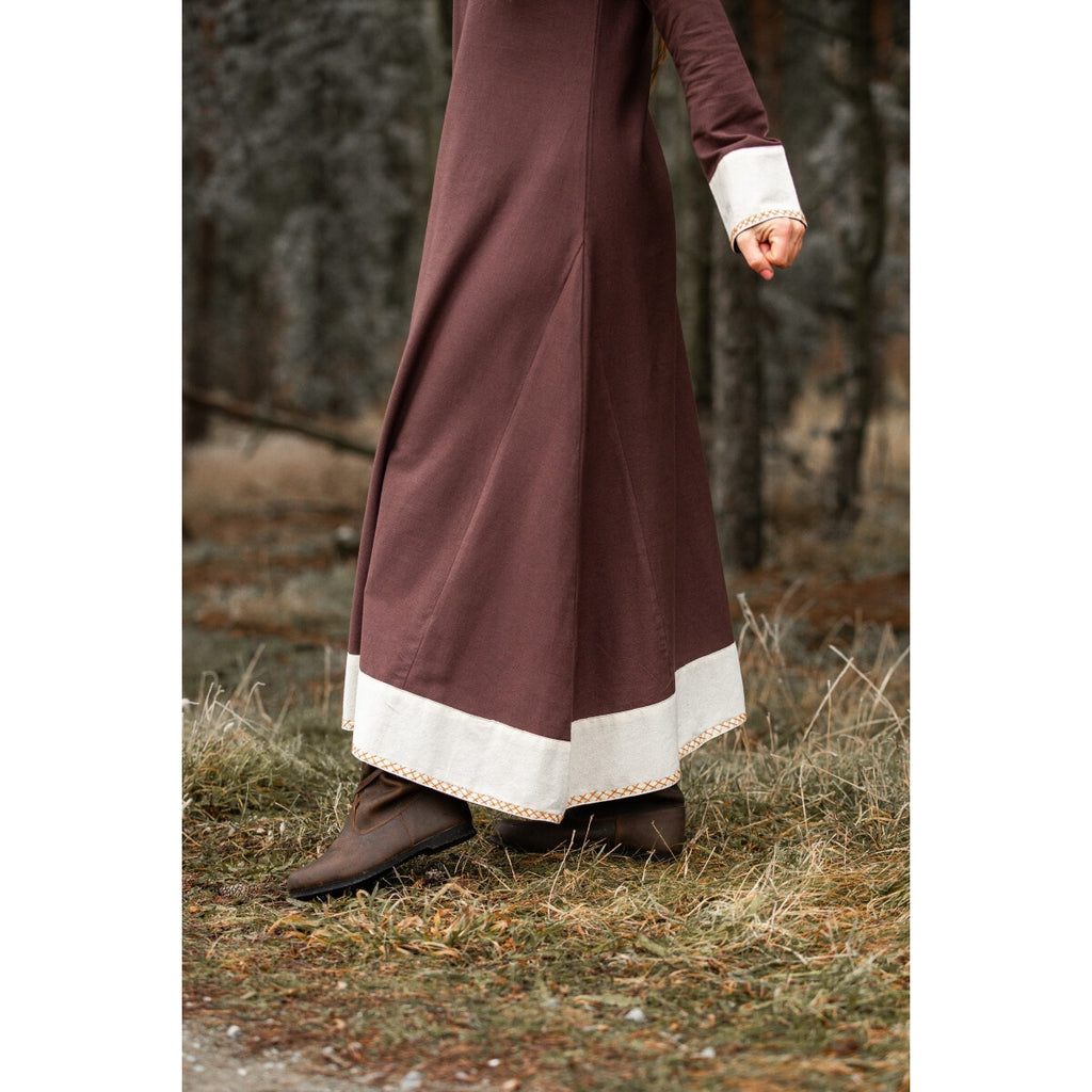 Produktbild Mittelalter Kleid Jorunn braun-beige