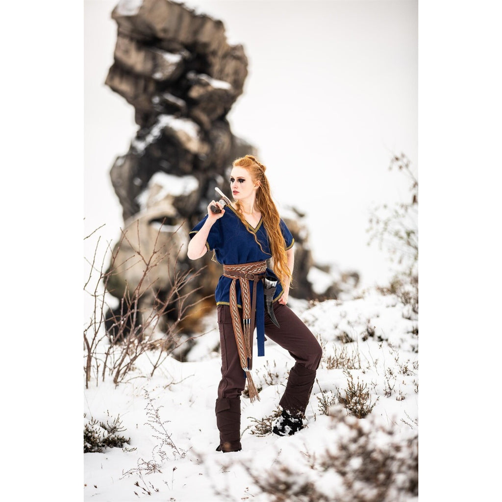 Produktbild Mittelalter Wikinger Tunika Matilda blau