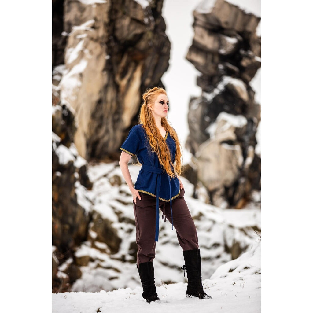 Produktbild Mittelalter Wikinger Tunika Matilda blau