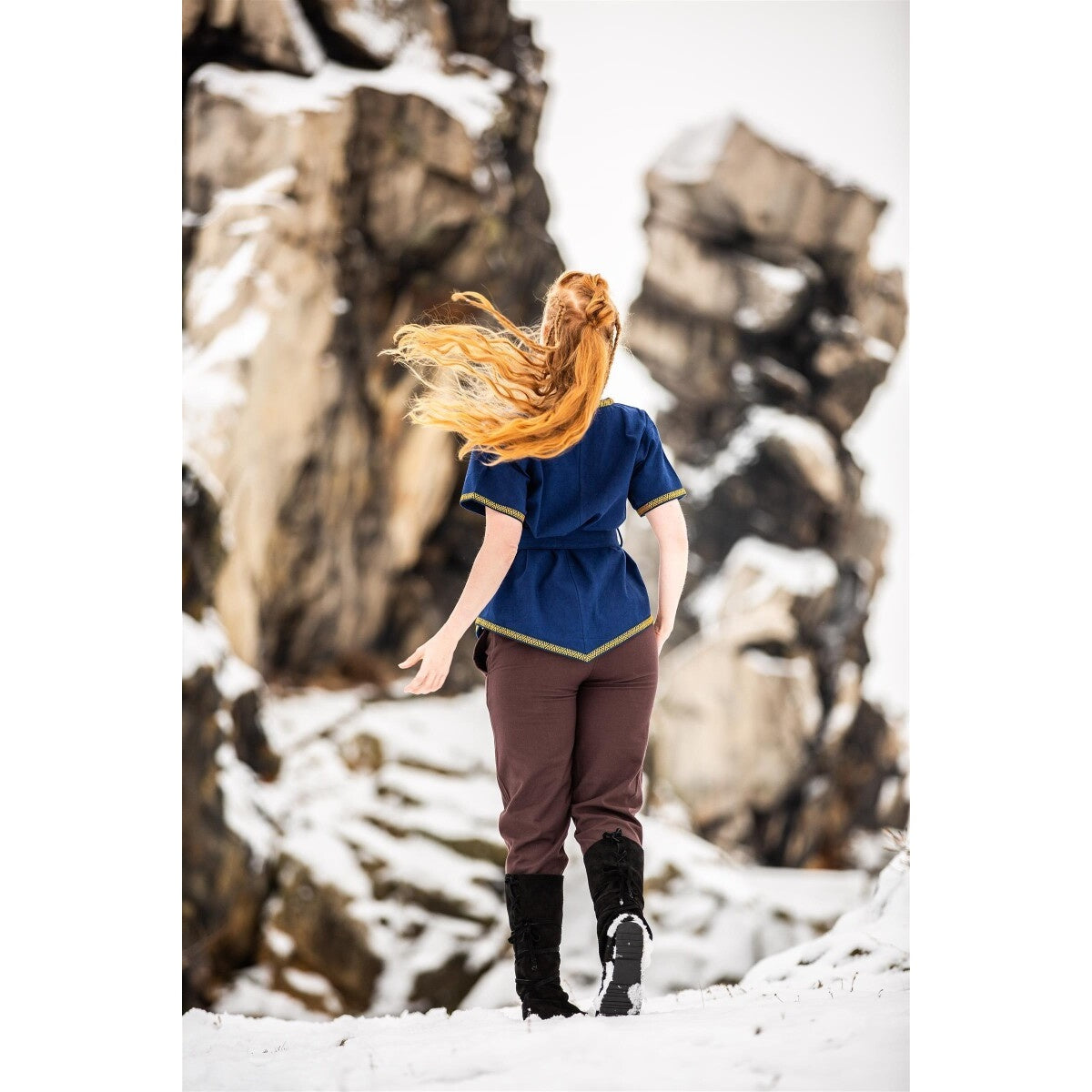 Produktbild Mittelalter Wikinger Tunika Matilda blau