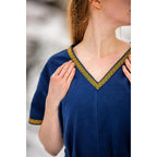 Produktbild Mittelalter Wikinger Tunika Matilda blau