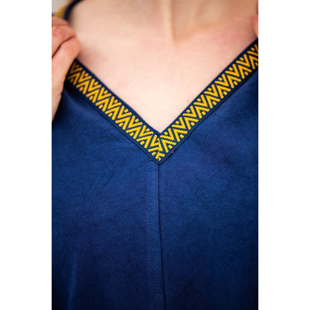 Produktbild Mittelalter Wikinger Tunika Matilda blau