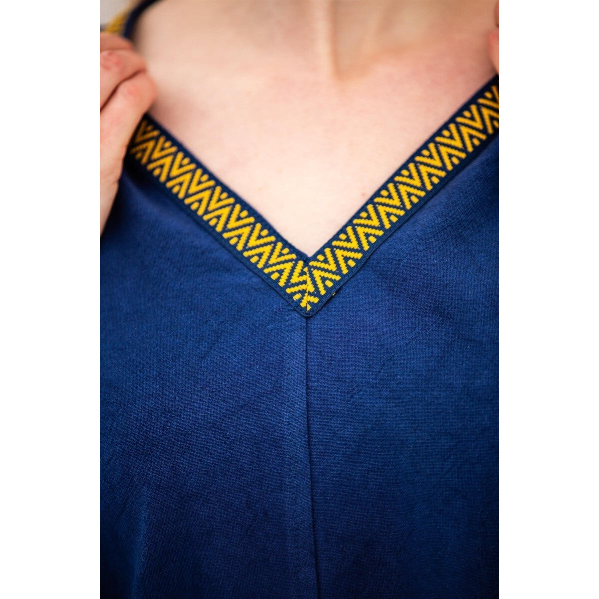 Produktbild Mittelalter Wikinger Tunika Matilda blau