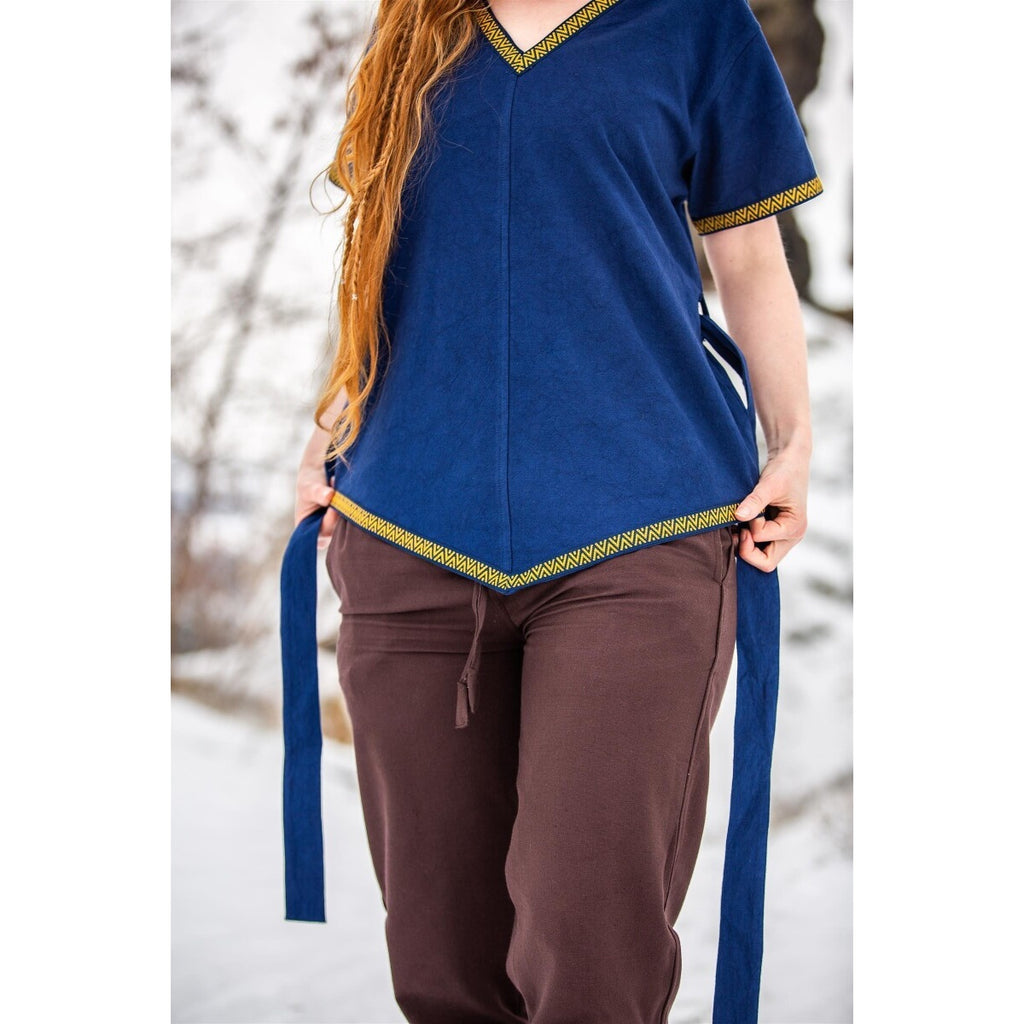 Produktbild Mittelalter Wikinger Tunika Matilda blau