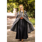 Produktbild Mittelalter Damenumhang Heidi grau