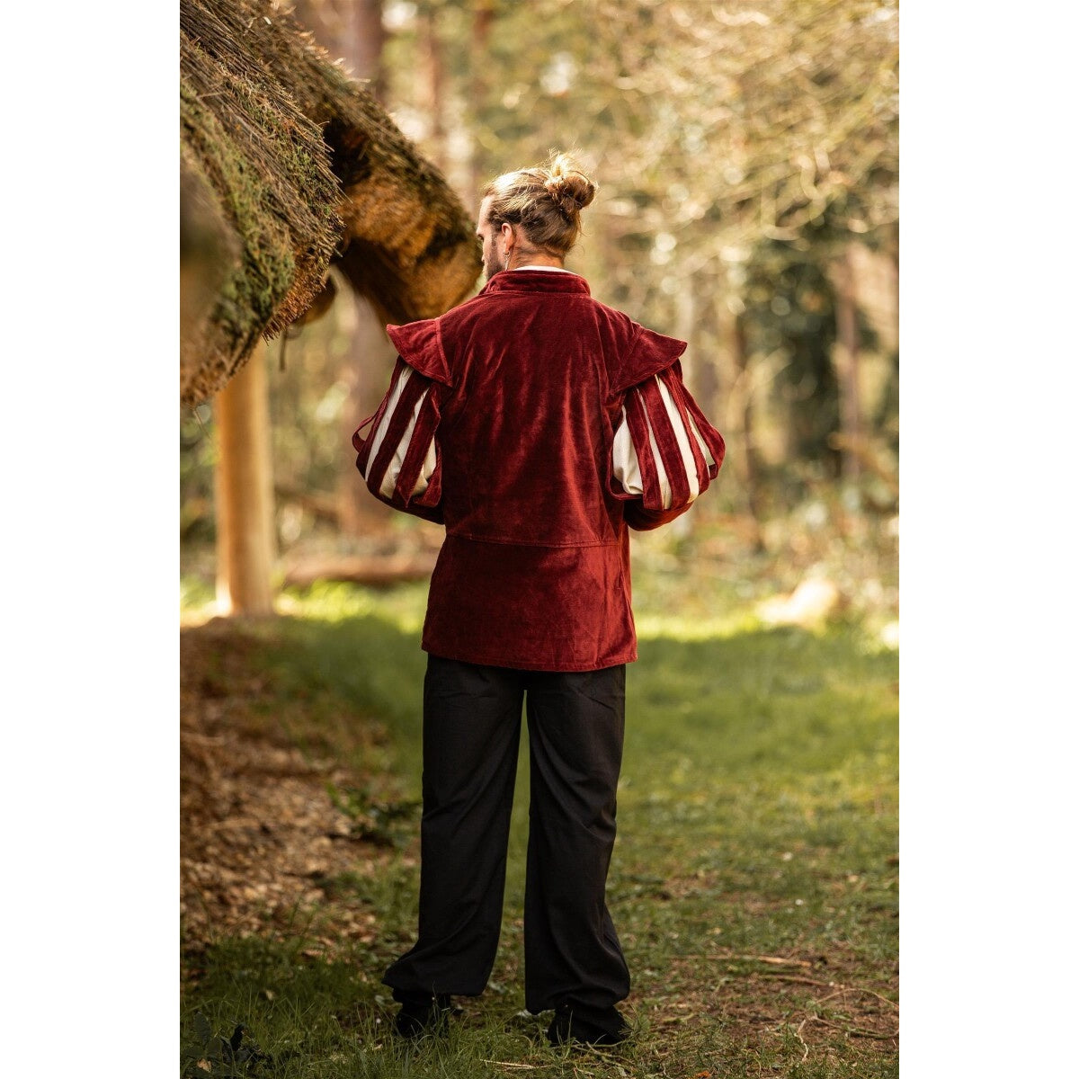 Produktbild Mittelalter Landsknechtjacke Brandolf rot