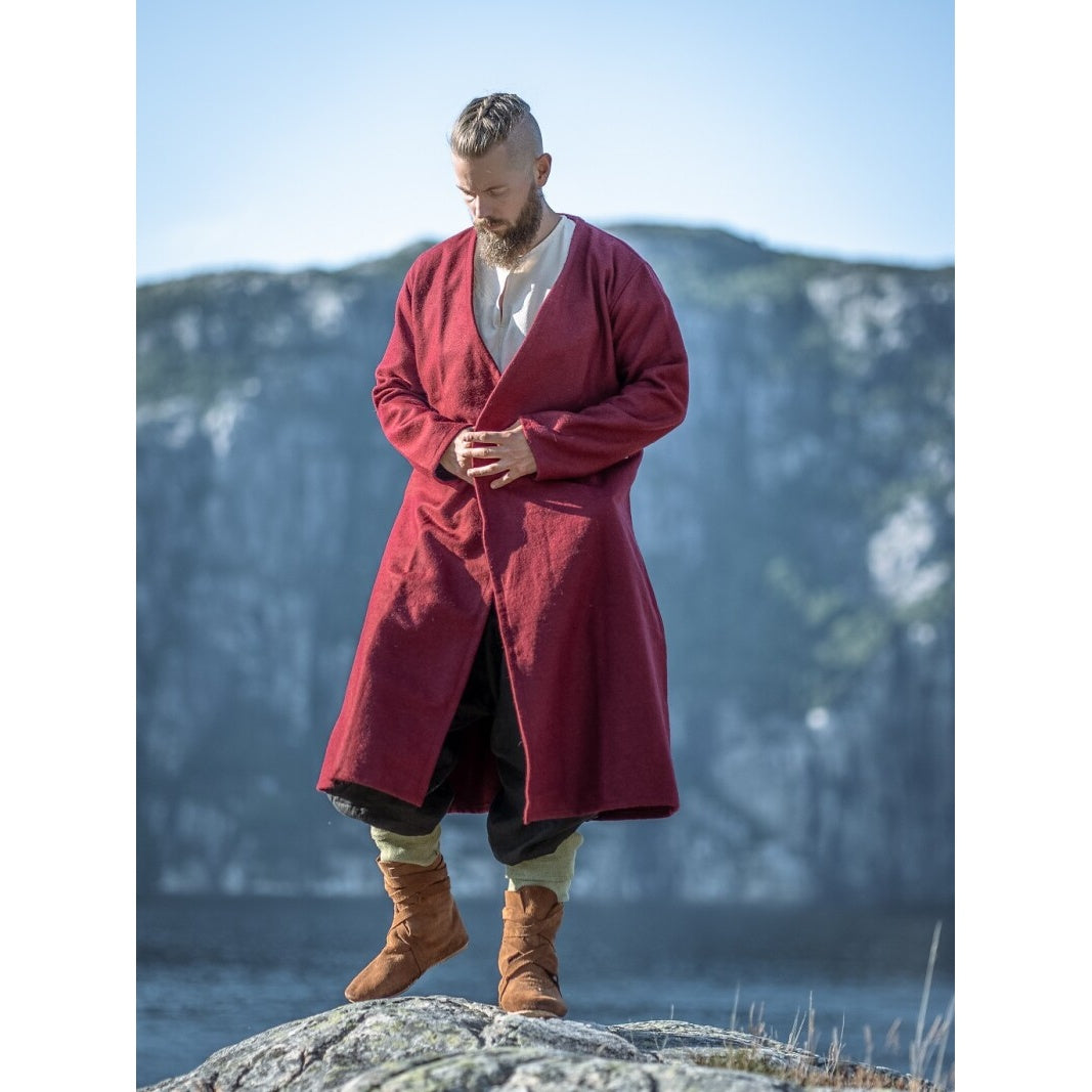 Produktbild Mittelalter Woll-Klappenrock Balder rot
