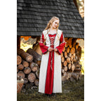 Produktbild Mittelalter Kleid Amalia beige-rot