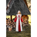 Produktbild Mittelalter Kleid Amalia beige-rot